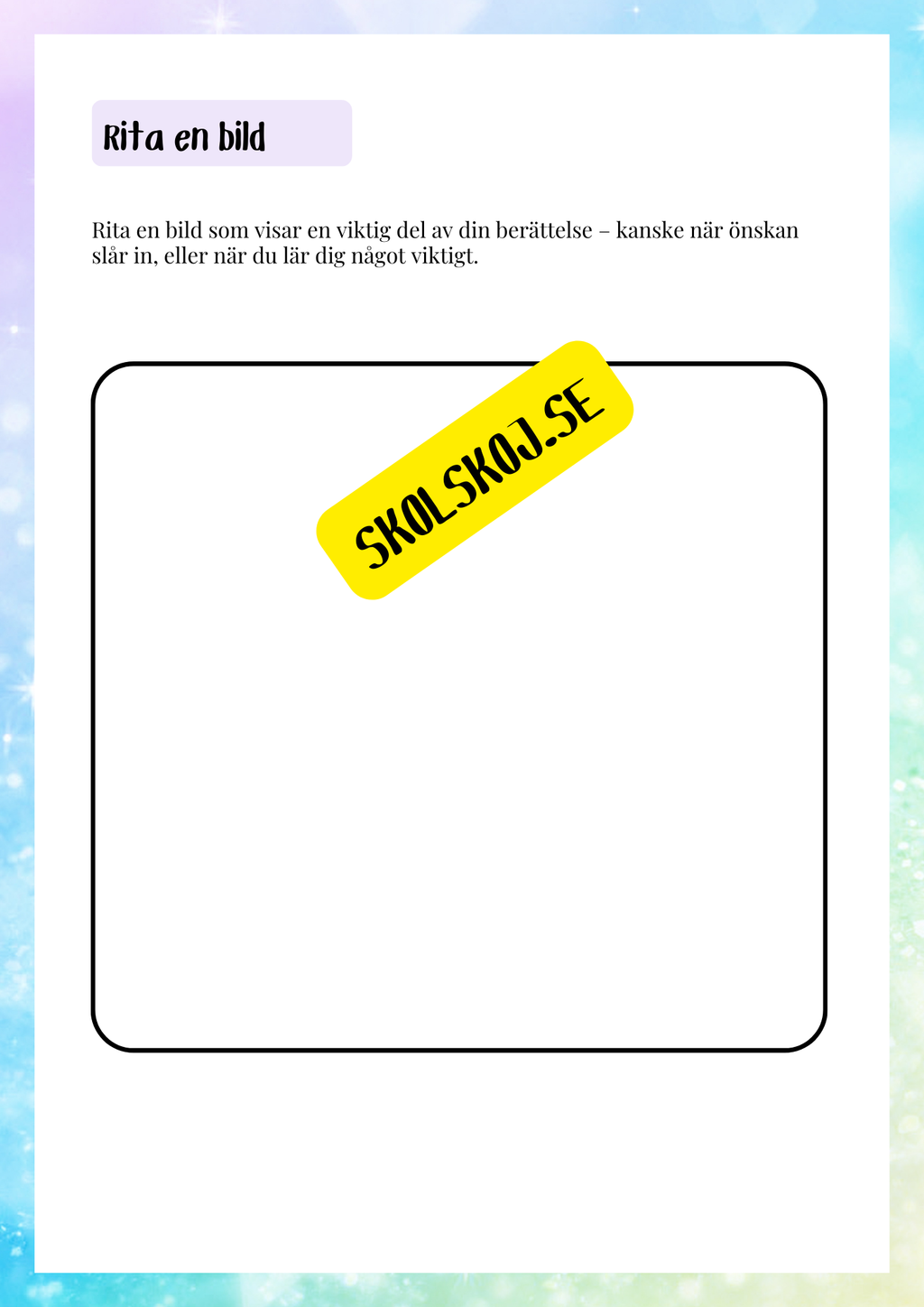 Sjöjungfrun Lea - Läsförståelse och mycket mer - Årskurs 4 - 6