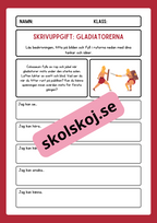 Skrivuppgifter - Hafte - arskurs 3 - 6