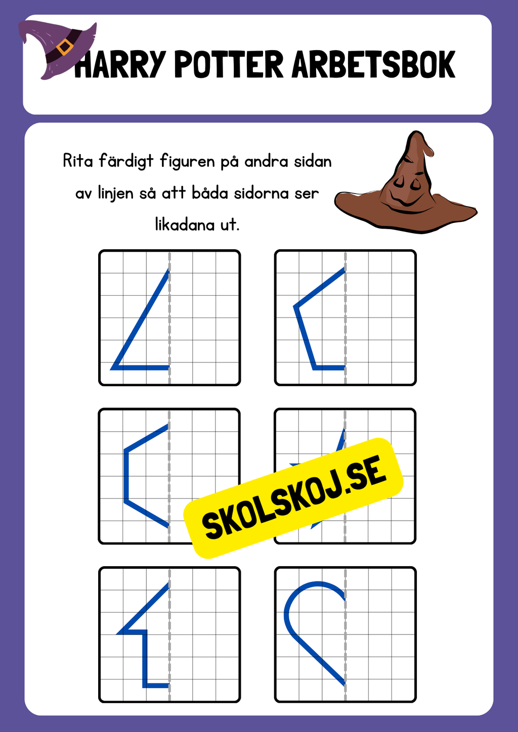 Harry potter - Arbetsbok (21 s) - Fk - Åk 2