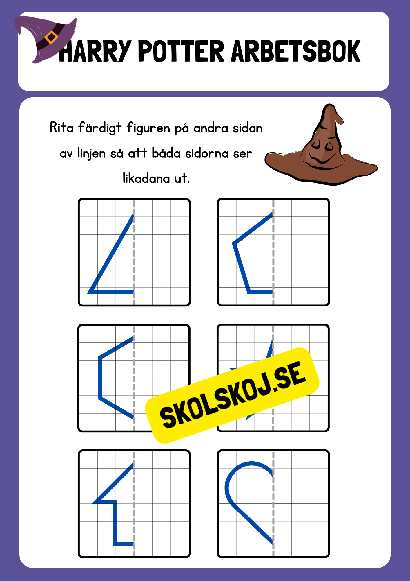 Harry potter - Arbetsbok (21 s) - Fk - Åk 2
