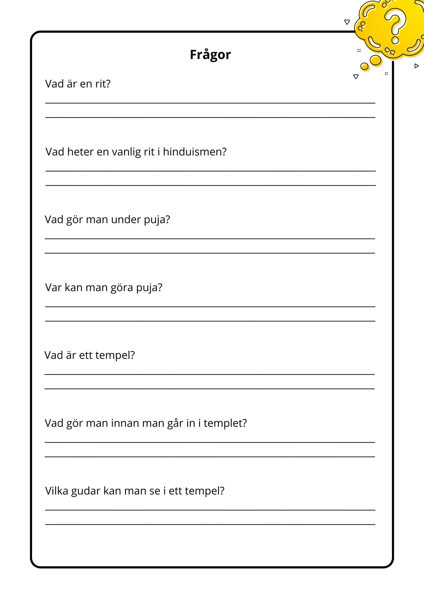 Hinduismens riter och högtider