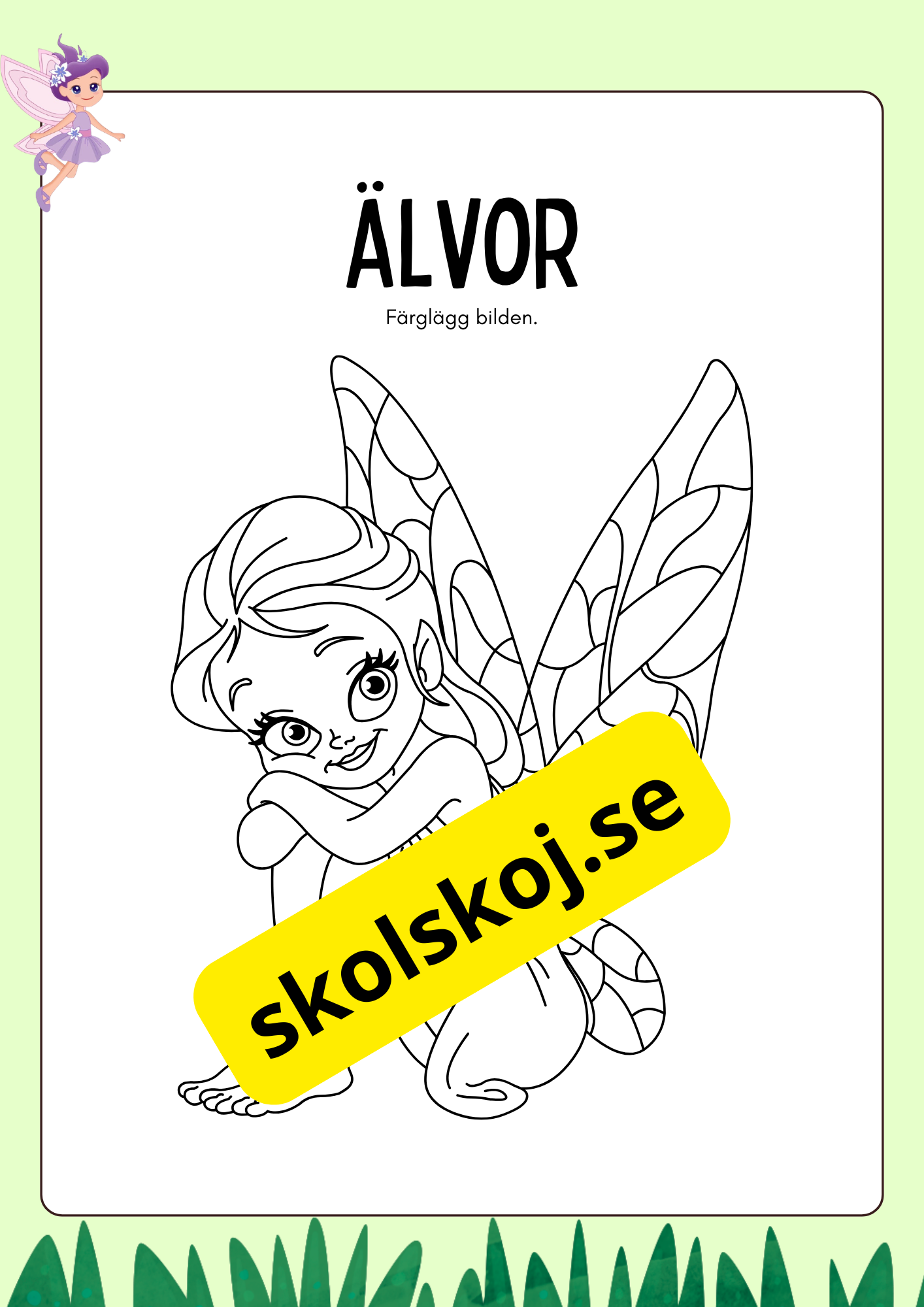 Älvor - Kul och spännande fakta om älvor och lite till