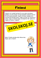 Upptäck världen - Fakta och läsförståelse - 29 sidor