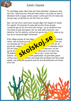 Livets fantastiska resa på jorden - Fakta + frågor - Åk 4 - 6