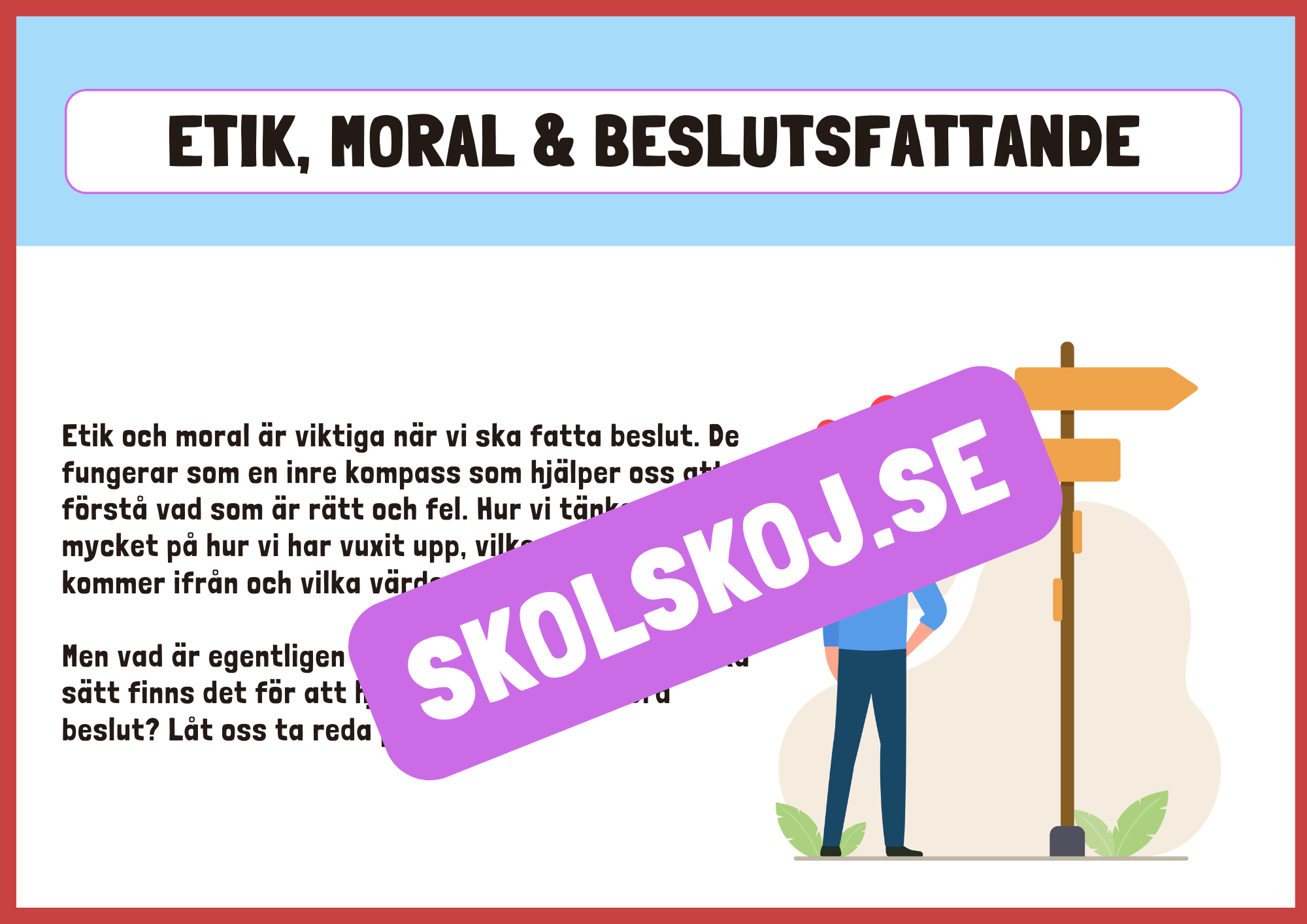 Etik och moral - Häfte