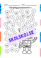 Veckans bokstav - Bokstaven Rr