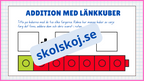 Addition med länkkuber - Enkel addition