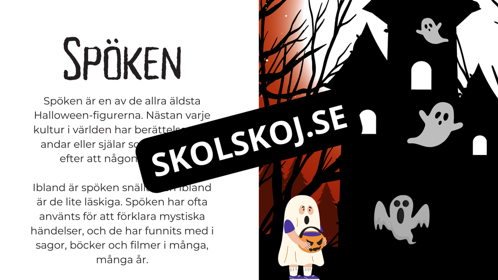 Klassiska figurer från Halloween