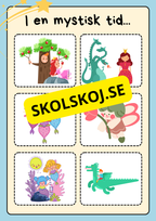 Sago- och berättarkort - Fsk - åk 3 (54 kort)