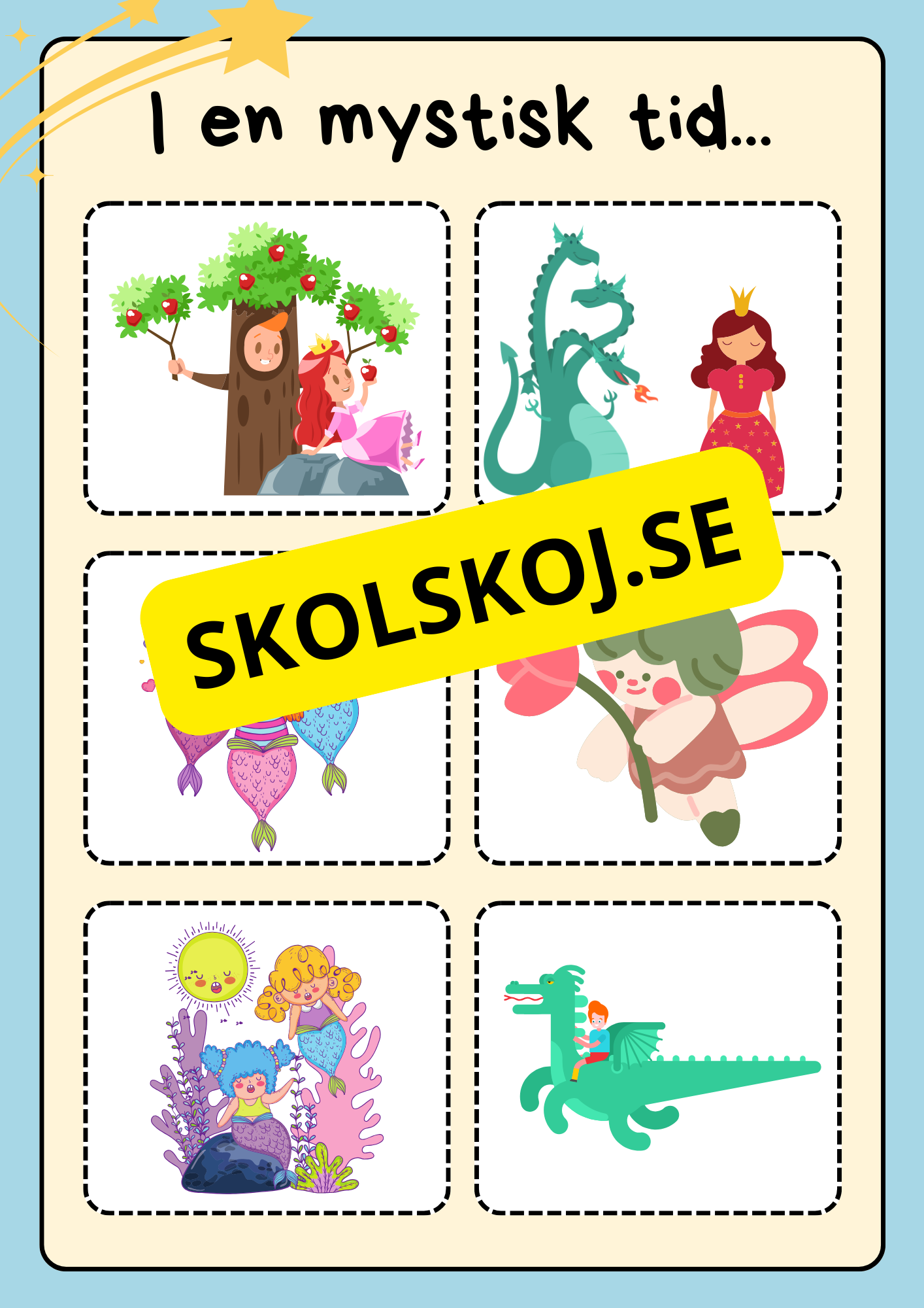 Sago- och berättarkort - Fsk - åk 3 (54 kort)