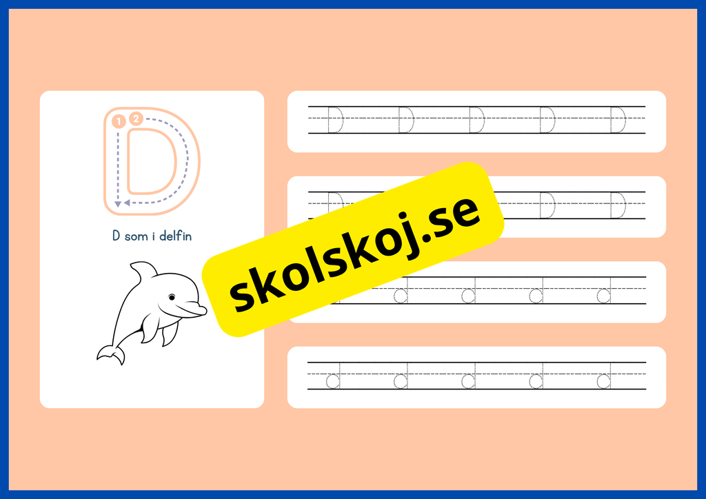 Jag lär mig alfabetet - Spåra bokstäver - Häfte