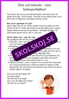 Ljud och ljus - En spännande upptäcktsresa - Årskurs 4 - 6