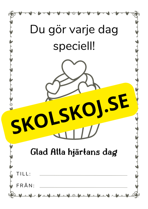 Alla hjärtans dag-kort