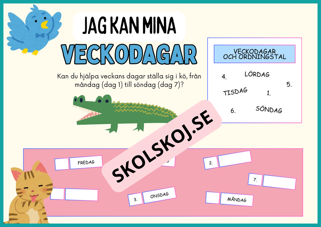 Jag kan mina... - Blandade uppgifter