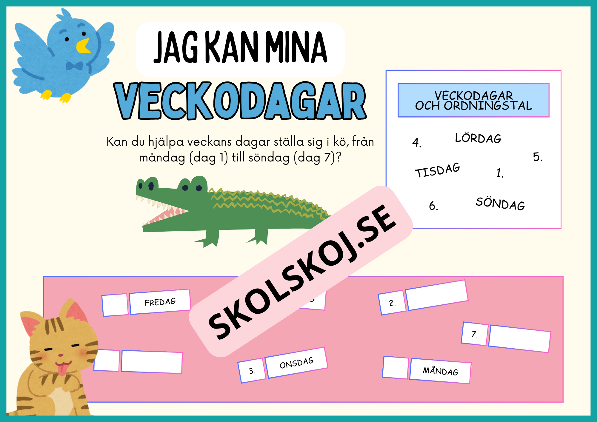 Jag kan mina... - Blandade uppgifter