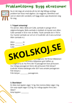 Algebra - Årskurs 7 - 9