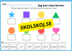 Jag kan mina former - Häfte