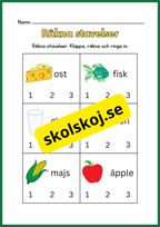 Räkna stavelser - Häfte