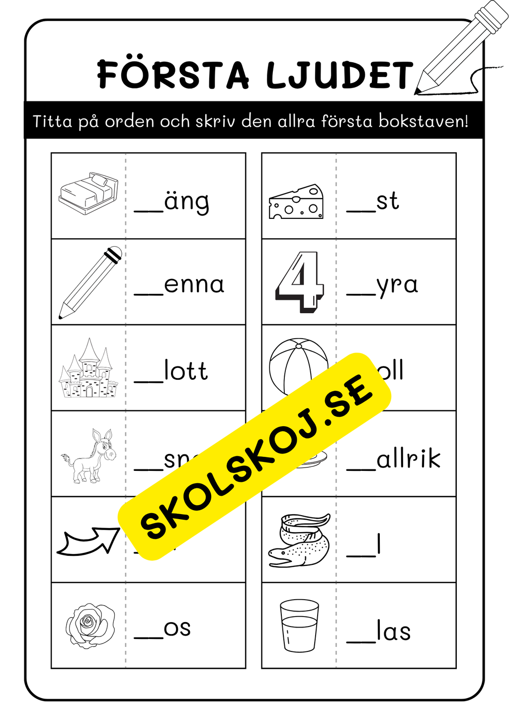 Häfte - Första ljudet