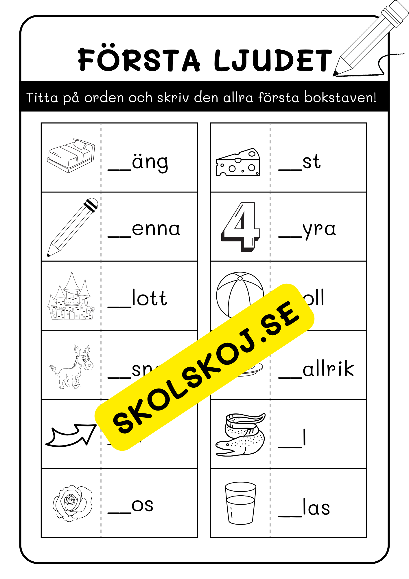 Häfte - Första ljudet