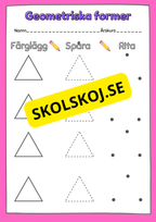 Geometriska former - Förskoleklass - Årskurs 2