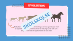 Evolution - Bevisen för hur livet förändras - Årskurs 7 - 9