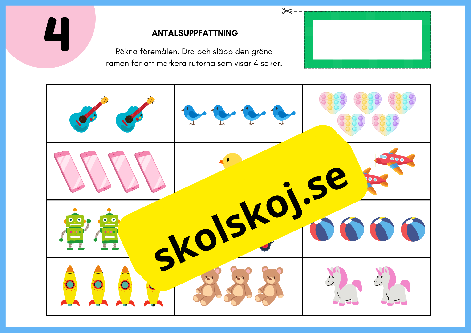 Träna antalsuppfattning