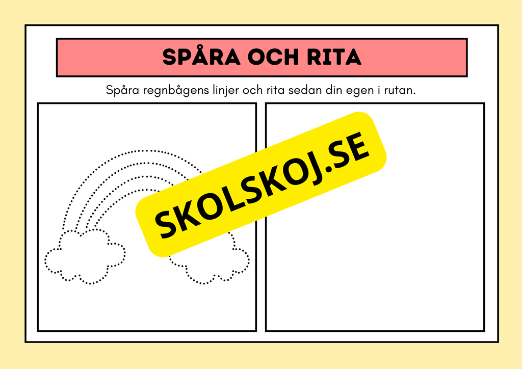 Spåra och rita - Häfte