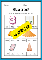 Hitta ordet - Häfte