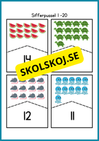 Sifferpussel 1 -20