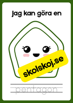 Vi tränar geometriska former - Häfte