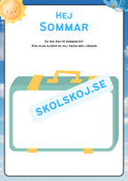 Hej sommar - Aktivitetsbok