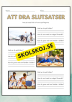 Att dra slutsatser - Häfte