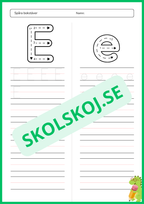 Spåra bokstäver - Hela alfabetet - Häfte