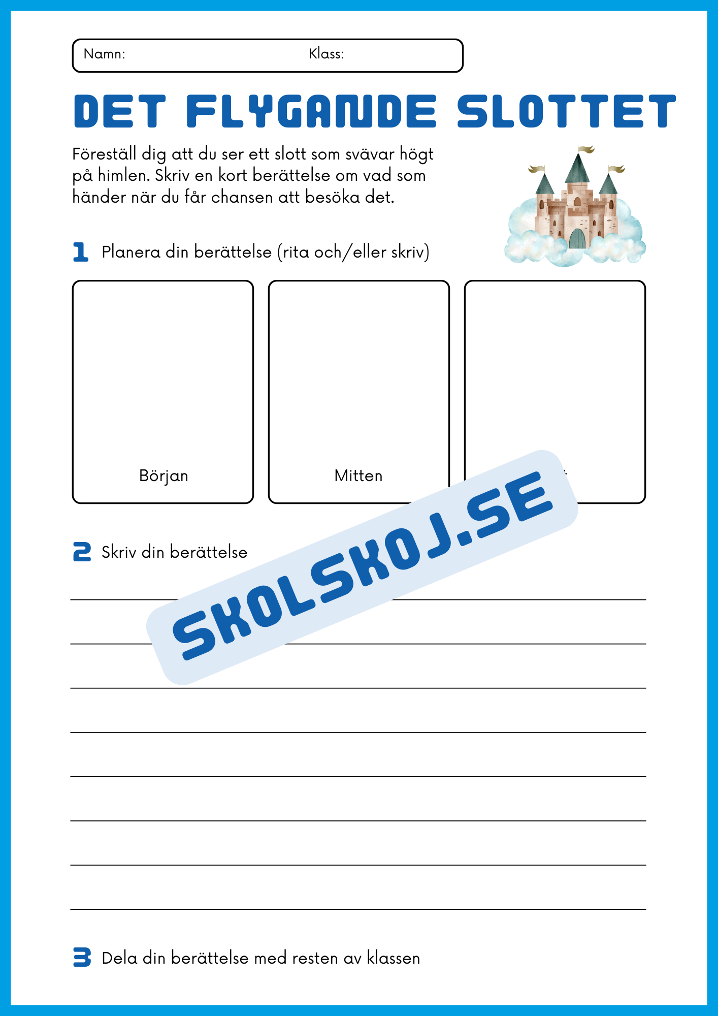 Äventyr och Fantasi - Skrivövningar