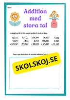 Addition med stora tal