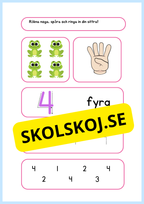 Jag lär mig siffror - 1 - 10