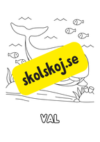 Färgläggningsbok - Djur (25 sidor)
