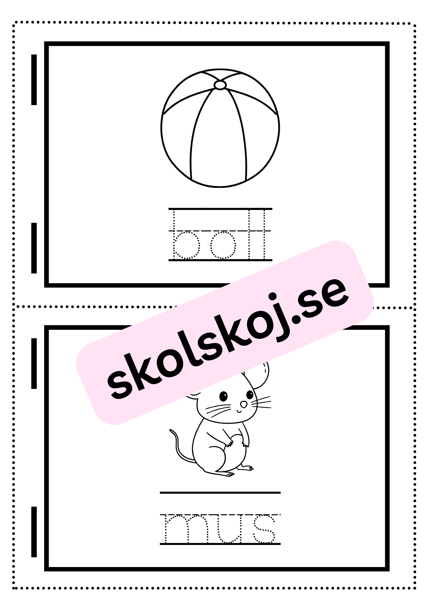 Min skrivbok - Minibok - 40 sidor
