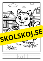 Bondgårdsdjur - Målarbok