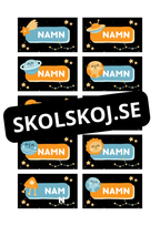 Powerpoint format - Redigerbara namnskyltar