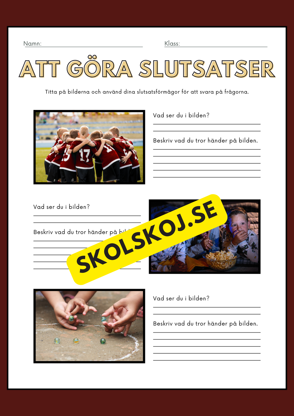 Att göra slutsatser
