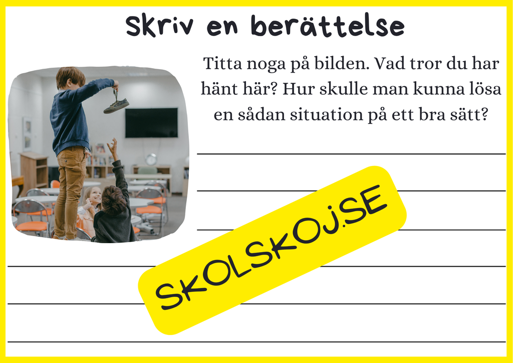 Skriv en berättelse - Skriv till bilden
