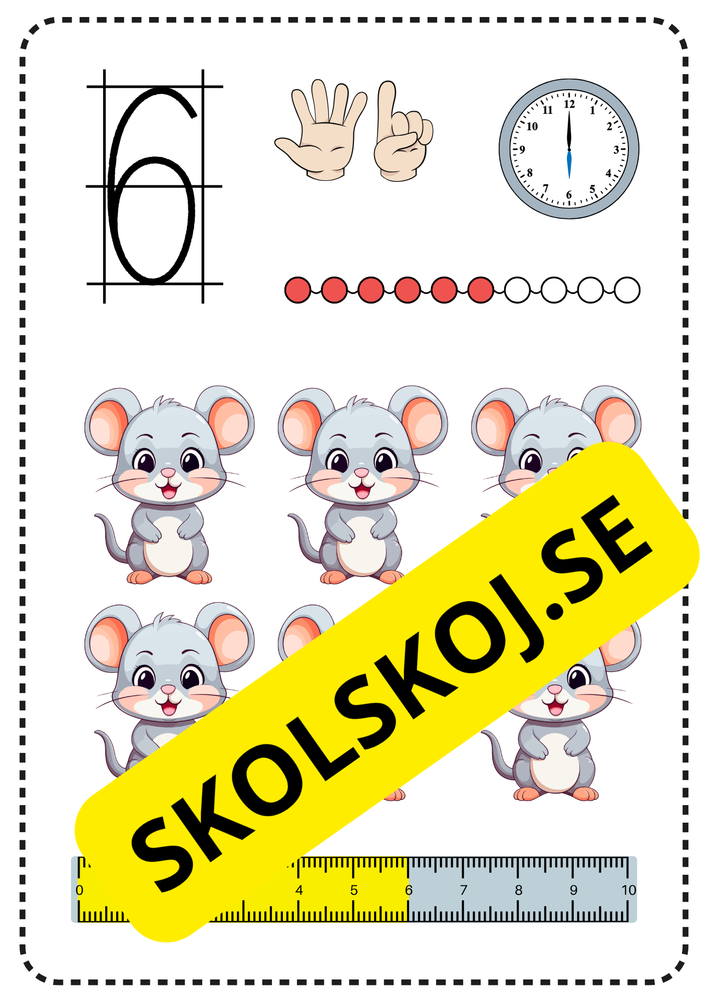 Sifferplanscher 1–10