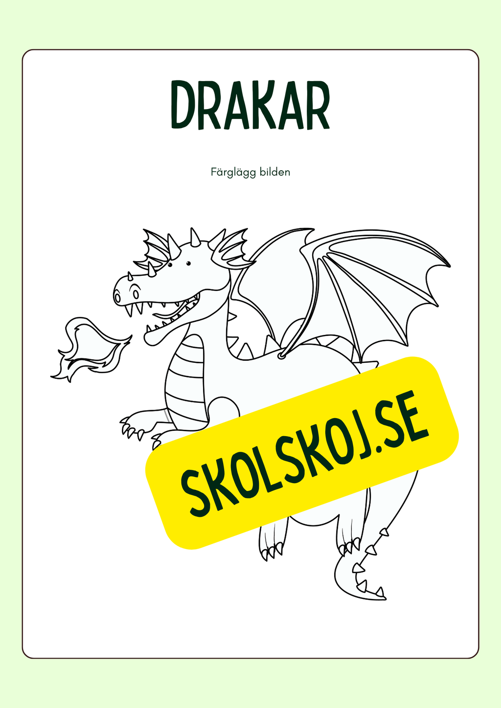 Drakar - Kul och spännande fakta om drakar och lite till