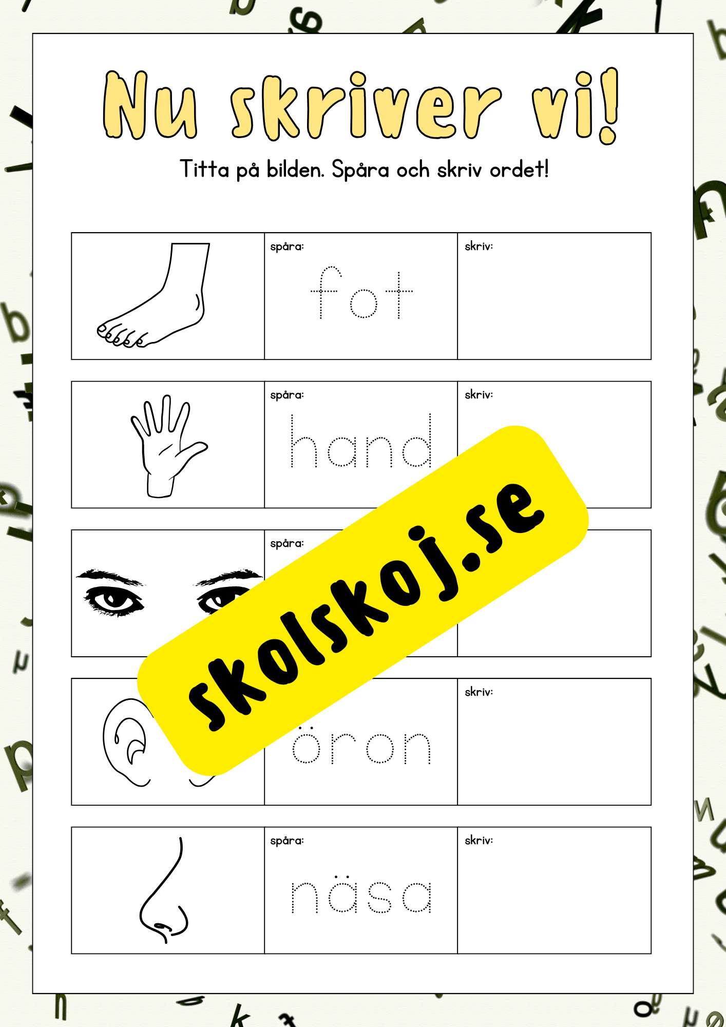 Nu skriver vi - Häfte