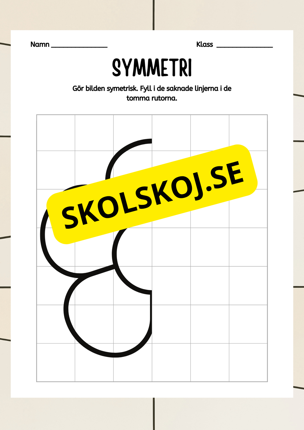 Symmetri - Blandade uppgifter