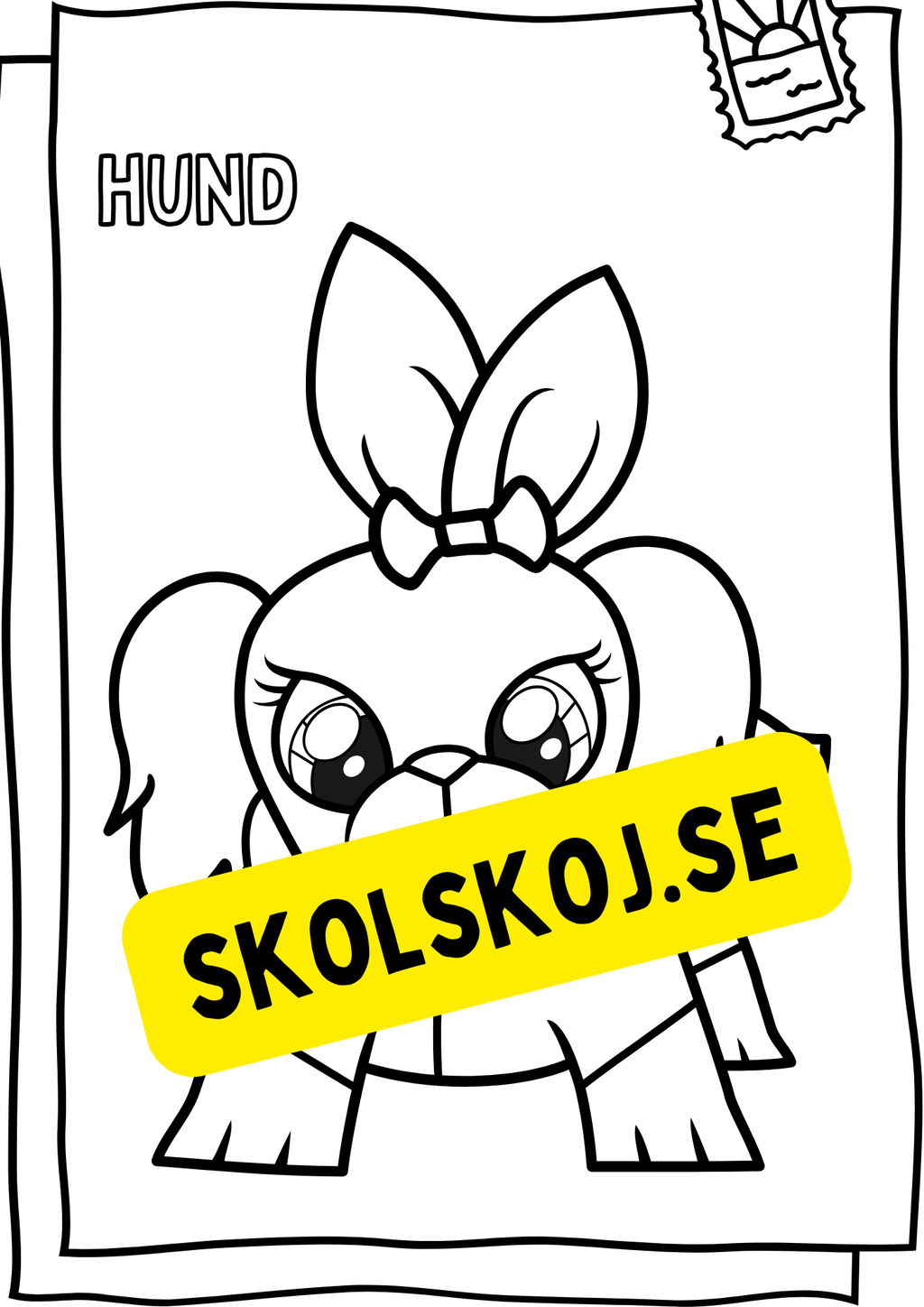 Bondgårdsdjur målarbok - Häfte