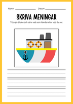 Fordon och färdmedel - Arbetsbok - Blandade uppgifter (24 sidor)
