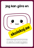 Vi tränar geometriska former - Häfte